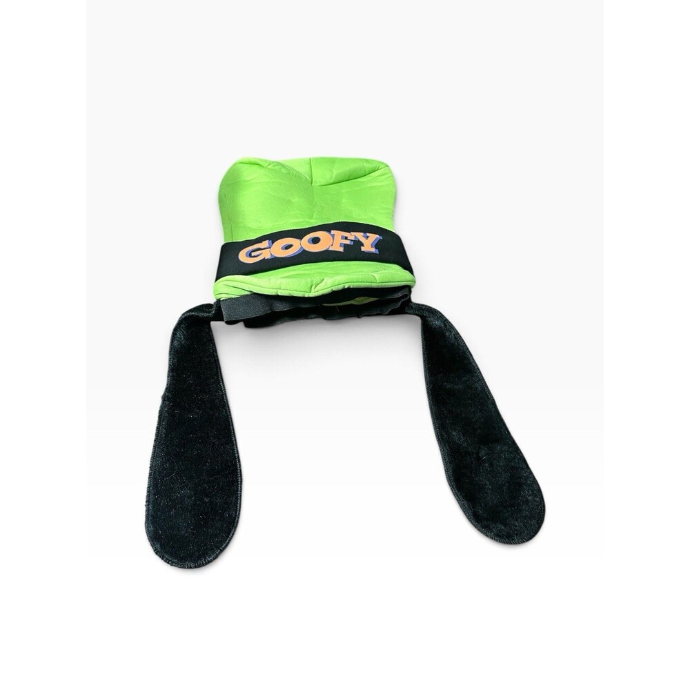Disney Parks Green Goofy Hat with Fuzzy Floppy Ears